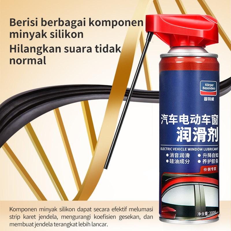 GLODWAY Electric vehicle window lubricant Pelumas Multifungsi / Pelumas Rantai Motor / Pelumas Jendela Mobil / Perawtan Strip Kaca / Pelumas Anti Karat / Silicon Oil