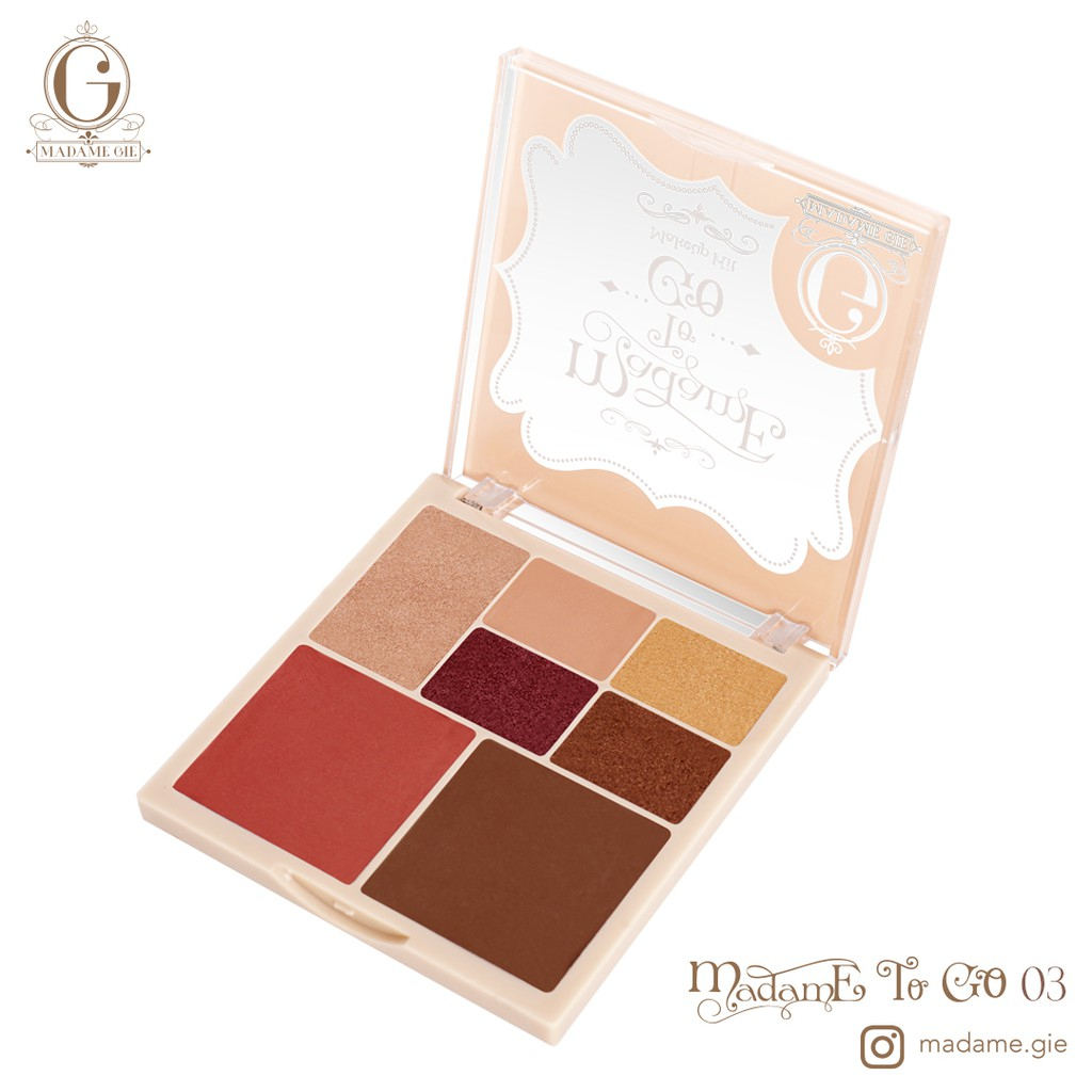 Madame Gie Madame To Go - MakeUp Face Pallete eyeshadow 19gr