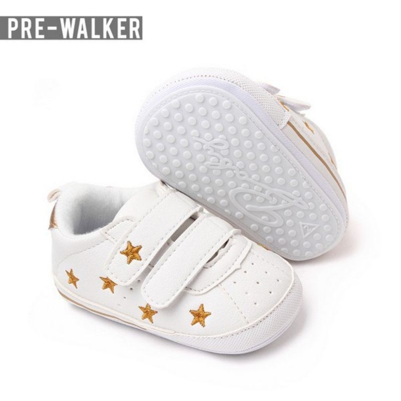 Sepatu Bayi Perempuan Laki Laki - Sepatu Prewalker Baby Sol Lembut Anti Slip S1307