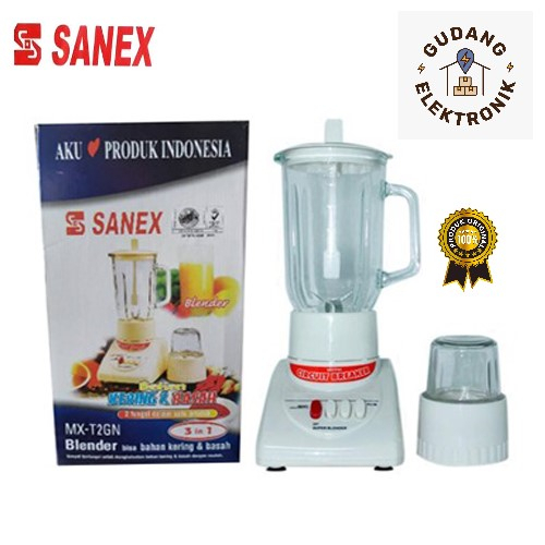 SANEX BLENDER MX-T2GN / MX T2GN / MX-T8GN / MX T8GN (KACA / 1 LITER) GARANSI RESMI