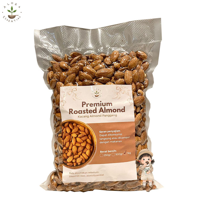 Roasted Almond 1 kg- Kacang Almond Panggang 1kg