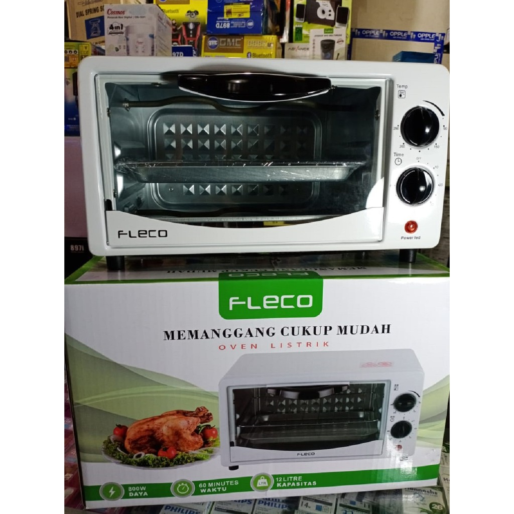 Oven Listrik Fleco K-905 Serbaguna Buat Memanggang Jadi Cukup Mudah Dengan Kapasitas 12Liter 800W Berkualitas