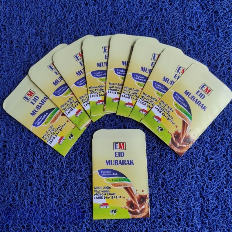 

[Jadian] [Bisa Pilih Motif] 1 pack Isi 10 pcs Amplop Lebaran Motif Snack Size Medium Siap Pakai