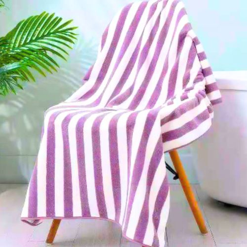 Handuk Mandi Salur Dewasa JUMBO ukuran 80x150cm bahan microfiber Serap Air Tidak Rontok/Handuk salur TERLARIS