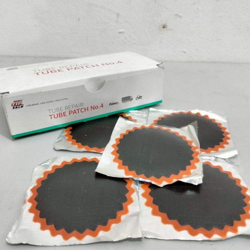 DAUN "TIP TOP" NO.3 & NO.4|| KARET TAMBAL BAN DALAM UNTUK MOBIL ,PER 1 PCS