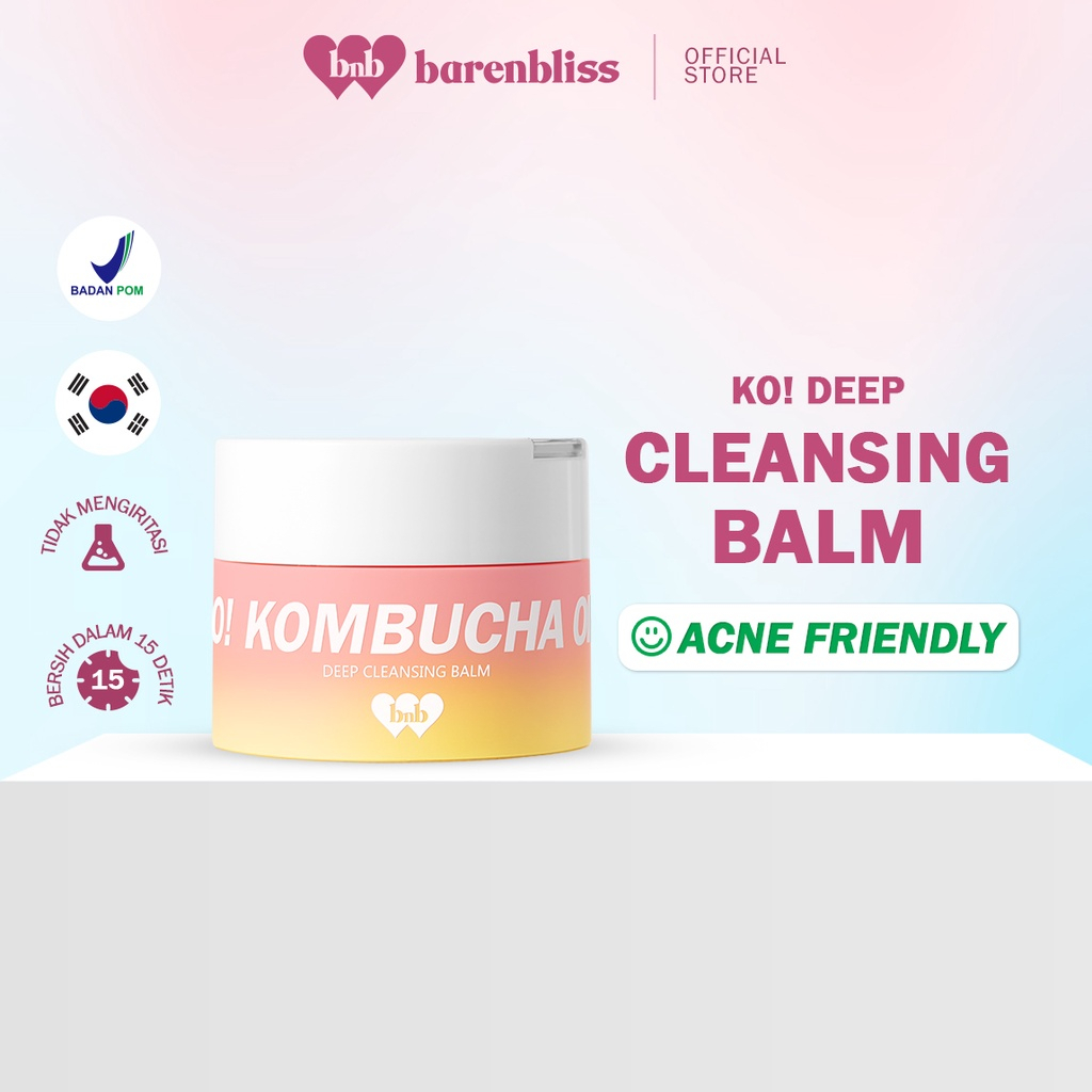 BNB Barenbliss KO! Kombucha Omega Deep Cleansing Balm - Oil Cleanser Pembersih Make Up Waterproof