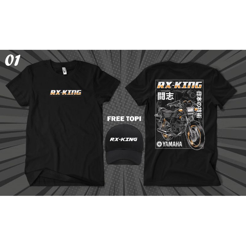 Kaos Rx King Free Topi Premium