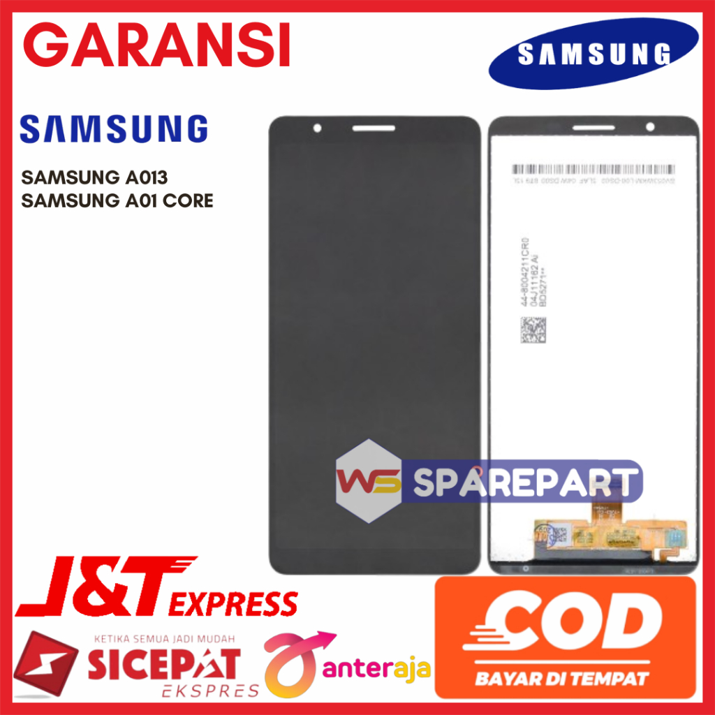 LCD SAMSUNG GALAXY A01 CORE /  A013 / A01 CORE - ORIGINAL FULLSET TOUCHSCREEN
