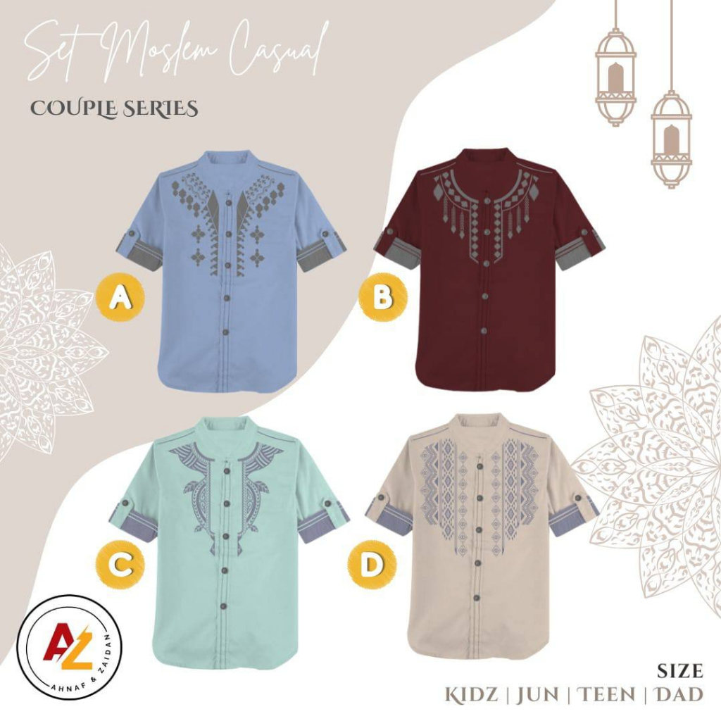 Set Moslem Casual Couple A&amp;Z