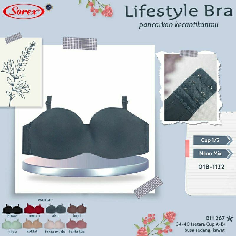 SOREX BRA BH 267  SEAMLESS BRA ROBOT PUSH UP