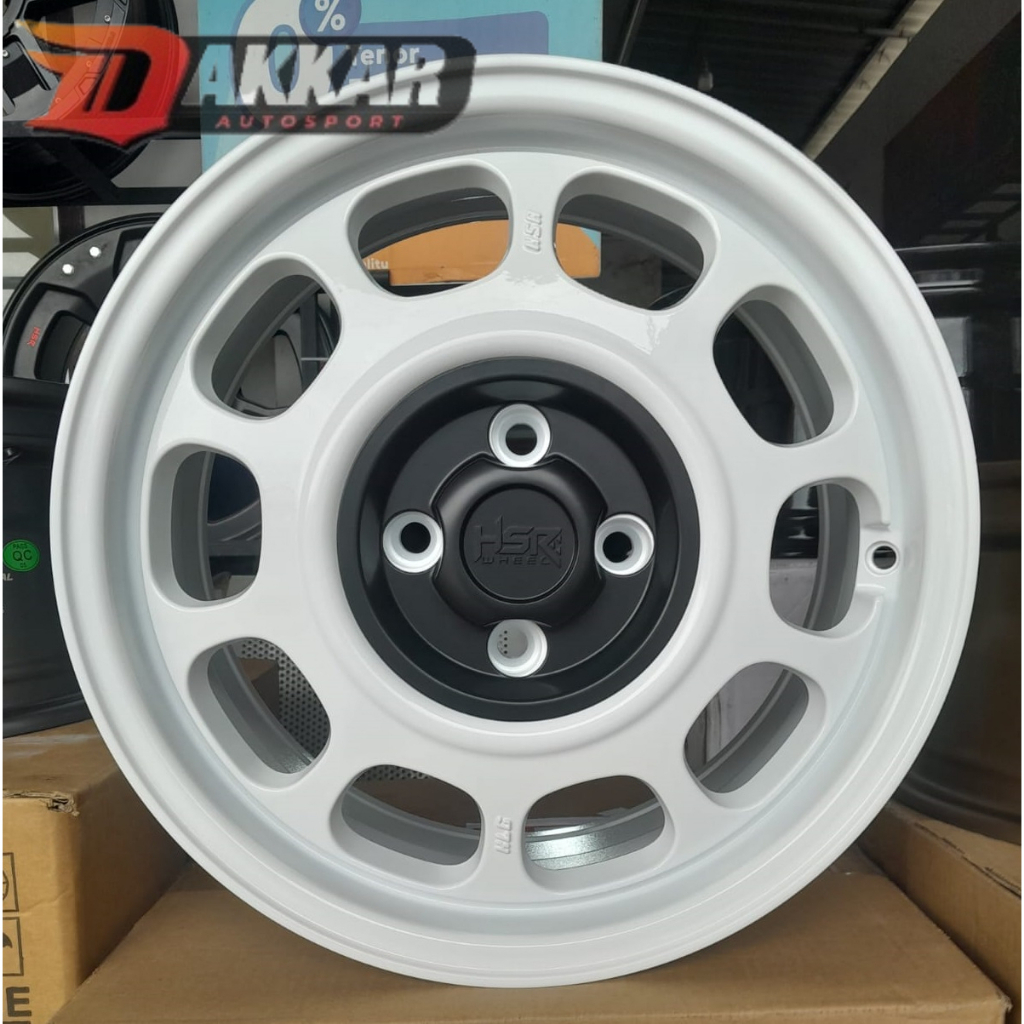 Velg Model Kaleng R15 Baut 4 Brio Jazz Starlet Datsun Dll Tipe Klg Hsr Ring 15 Warna Putih