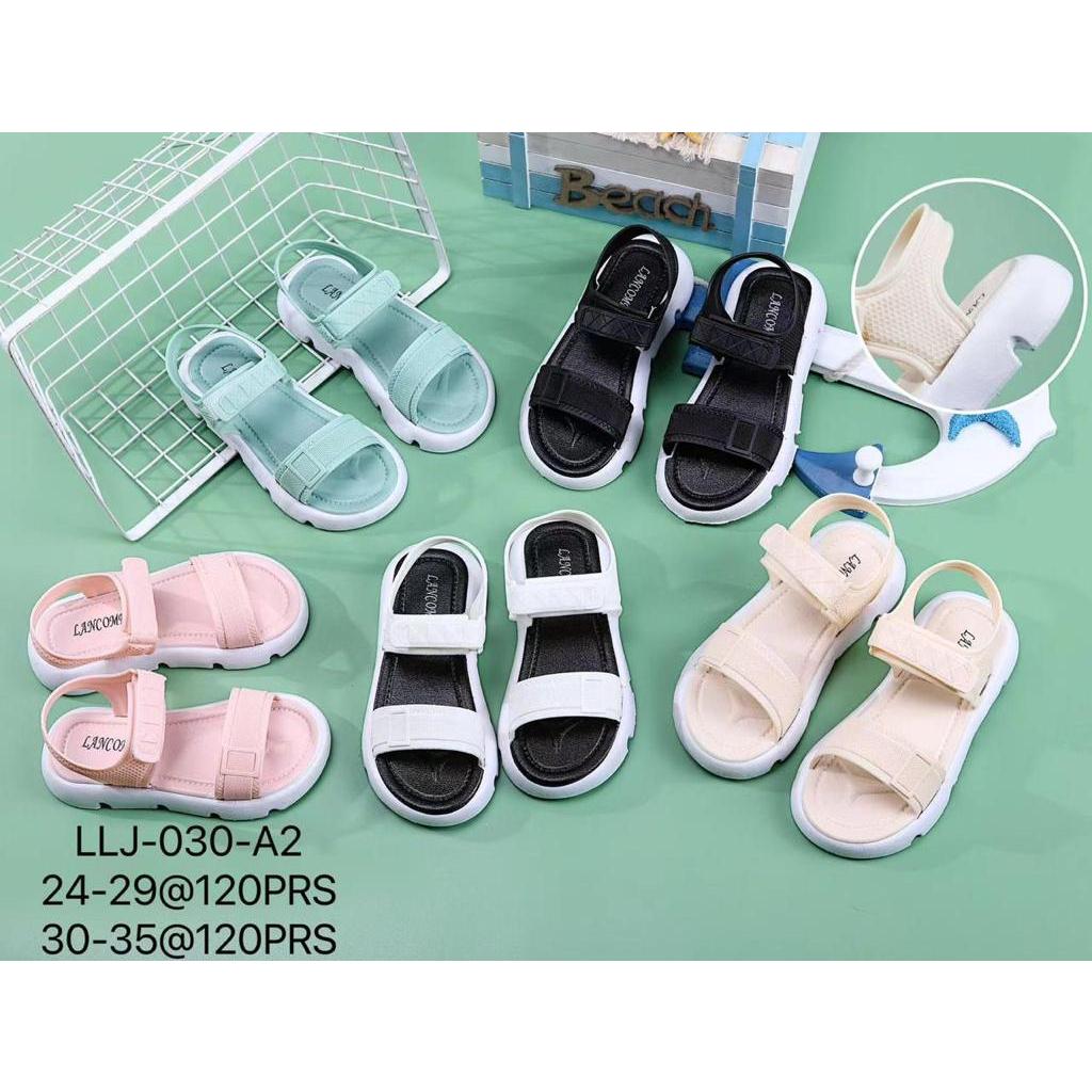 Sandal Gunung Anak Perempuan Ban 2 Tali Velcro Chesa Mini Size 30-35 Winola Collection WNL 030-A2