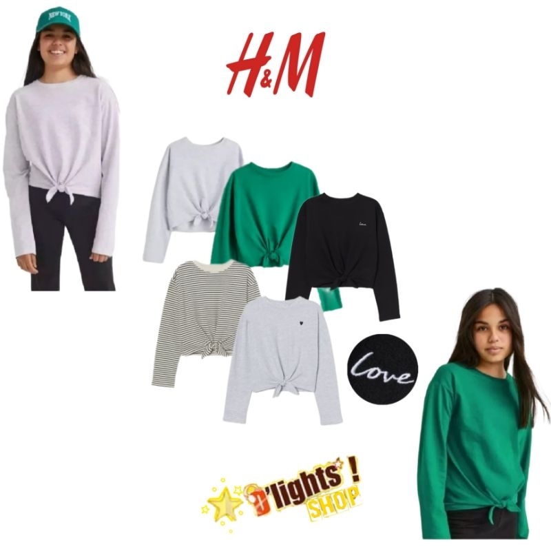 kaos h&m anak cewek