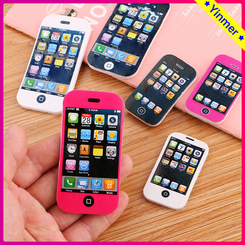 

COD✨ Penghapus Motif HP Iphone Kreatif Lucu Alat Tulis -Yinmer