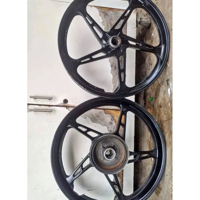 velg racing depan belakang Yamaha Jupiter z burung/ Jupiter MX old original copotan