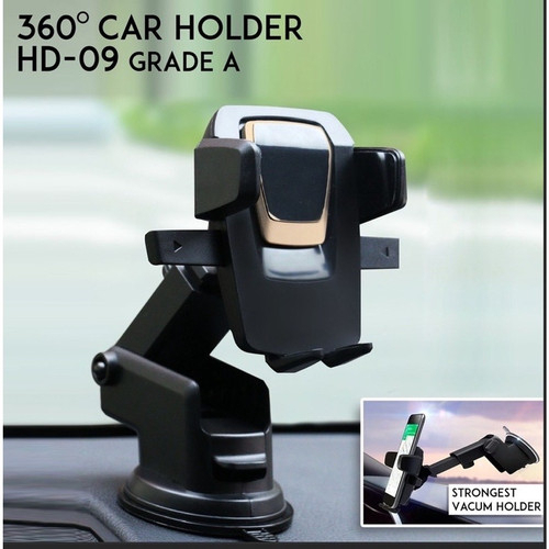 Car Holder Hp Mobil HD-09 HD09 360 Degree Rotation Universal Phone Silicone Sucker Karakter HD40 Dud