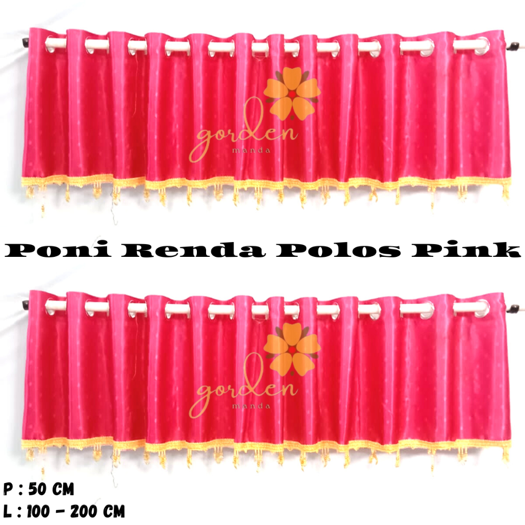Poni Renda Gorden Atas Pintu Atasan Gorden Buat Ruang Tamu Tirai Pendek Penyekat Ruangan