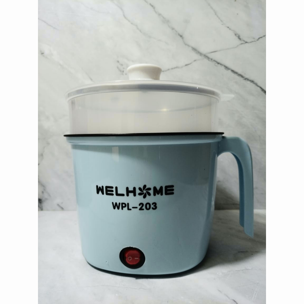 YUN Mall Panci Elektrik Welhome Panci Steam dan Cooking Pot Welhome WPL-203 WPL 203 WPL203 Panci Steam Welhome 18cm