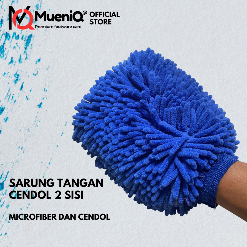 Sarung Tangan - Lap Tangan Cendol Microfiber Serbaguna Cuci Mobil Motor Micro Fiber 1 Sisi