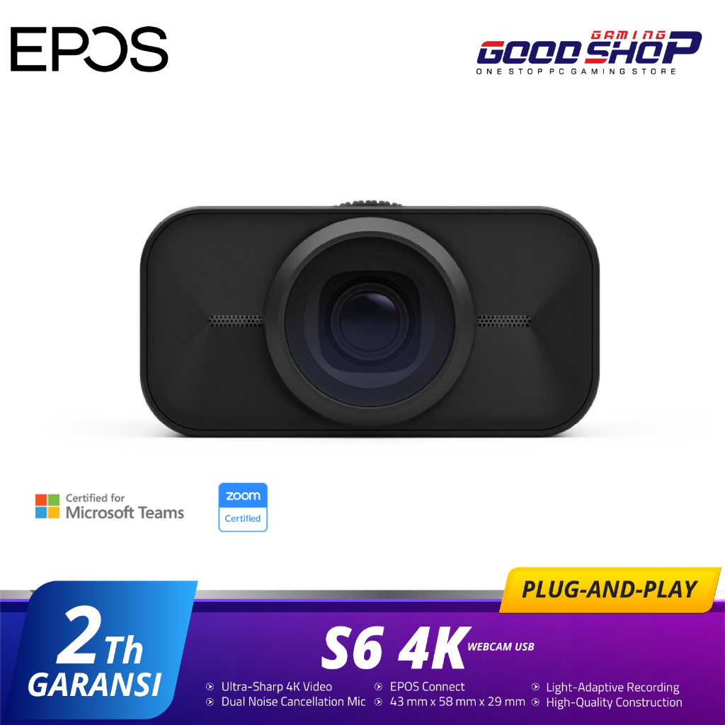 EPOS S6 - Webcam 4K USB