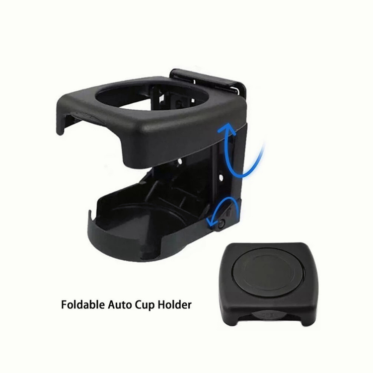 WTW  Foldable Car Cup Holder Tempat Botol Gelas Minuman Mobil Bisa Di Lipat