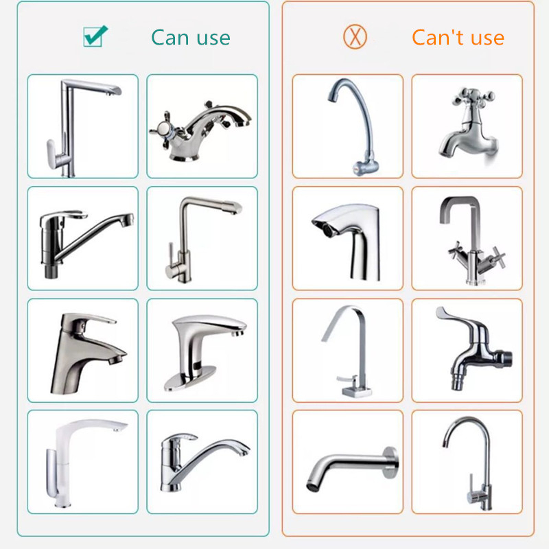 Keran Air Extender Silicone Faucet Model Minnie Mouse - DT050 - Black