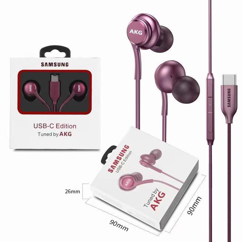 EARPHONE HENDSET TIPE C SAMSUNG NOTE 10 PLUS NOTE 20 S23 S22 A23 A13 A73 A54 A24 A15 A25 BY AKG