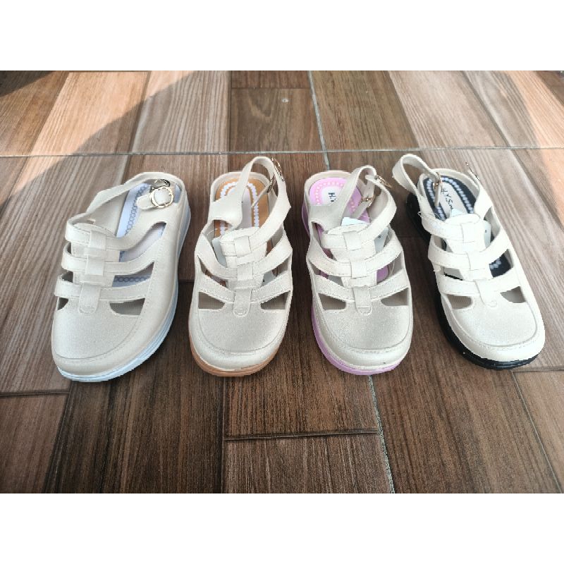 Myanka jelly shoes wedges Allisa