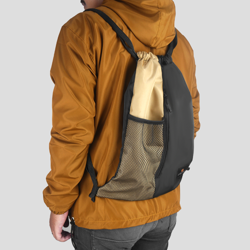 HAZZEL |MANNEEDME x URBAN| Tas Ransel Pria Wanita Tas Serut Olahraga Drawstring Bag ORIGINAL