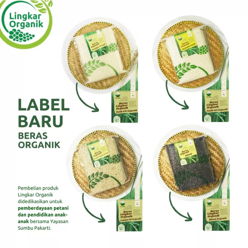 

LAKU Beras Merah Lingkar Organik @1 kg