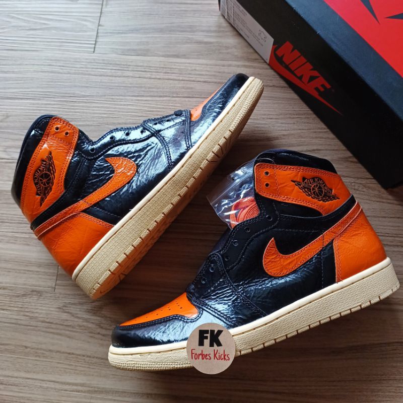 Air Jordan 1 Retro High OG Shattered Backboard 3.0 || sbb orange