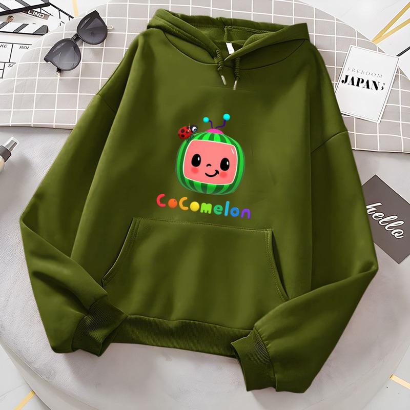 Sweater anak perempuan COCOMELON hoodie anak laki laki 2-10 tahun