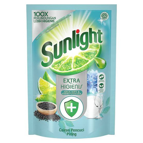 Sunlight Extra Higenis Kemasan Refill 700ml/ Sabun Pencuci Piring