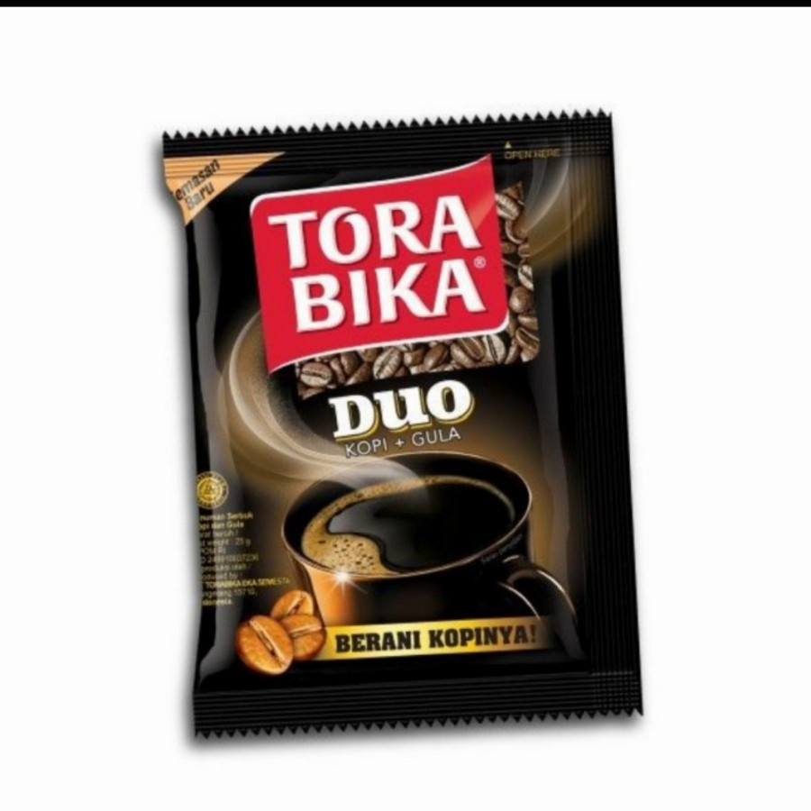 

kopi torabika duo kopi + gula sachet