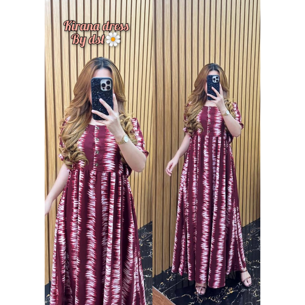 Viena  Dress by DST/dress lengan pendek adem