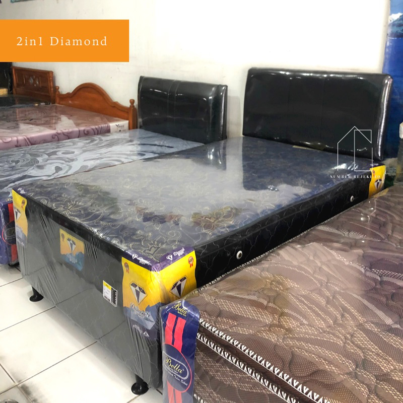SPRINGBED SORONG 2in1 ANAK DIAMOND DELUXE