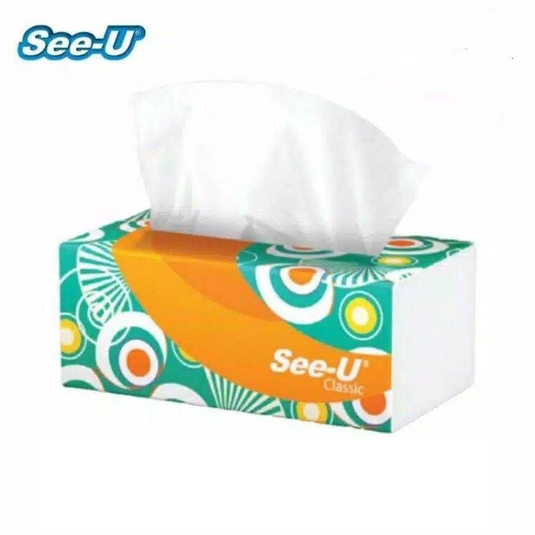 Tissue See U Facial 250 Sheets 2 Ply Murah Meriah / tisu classic 250 sheet / tisu muka wajah See-u halus soft Lembut