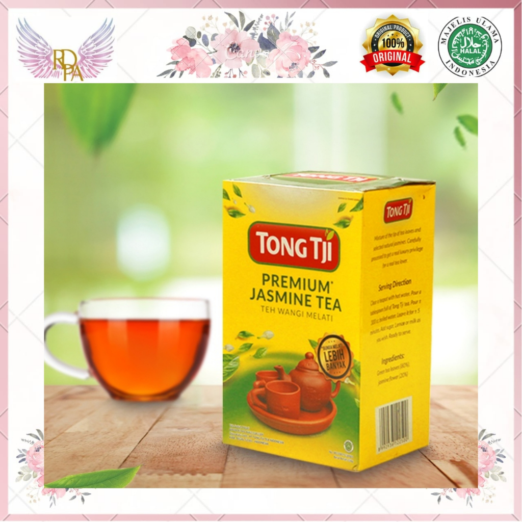 

Tong Tji Premium Jasmine Tea isi 250 gram ( Loose Tea/ Teh Seduh ). Teh Tong Ji Melati