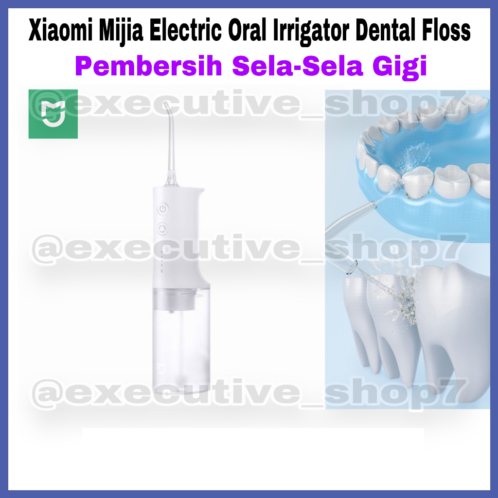 Mijia Electric Oral Irrigator Dental Floss - Pembersih Sela-sela Gigi