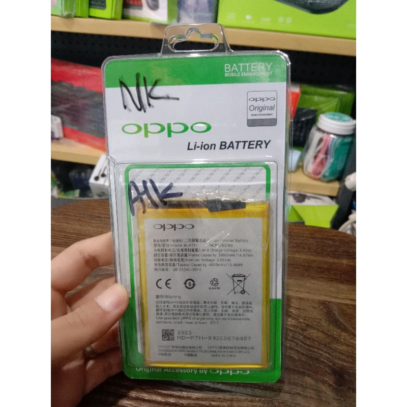 BATRE ORI 99% OPPO A1K BLP711