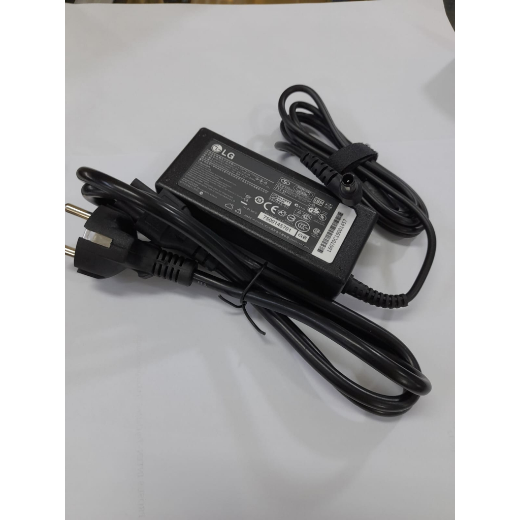 ADAPTER ADAPTOR TV LED LCD MONITOR LG 19V 1.7A 19 V 1.7 A Fit Kabel Power