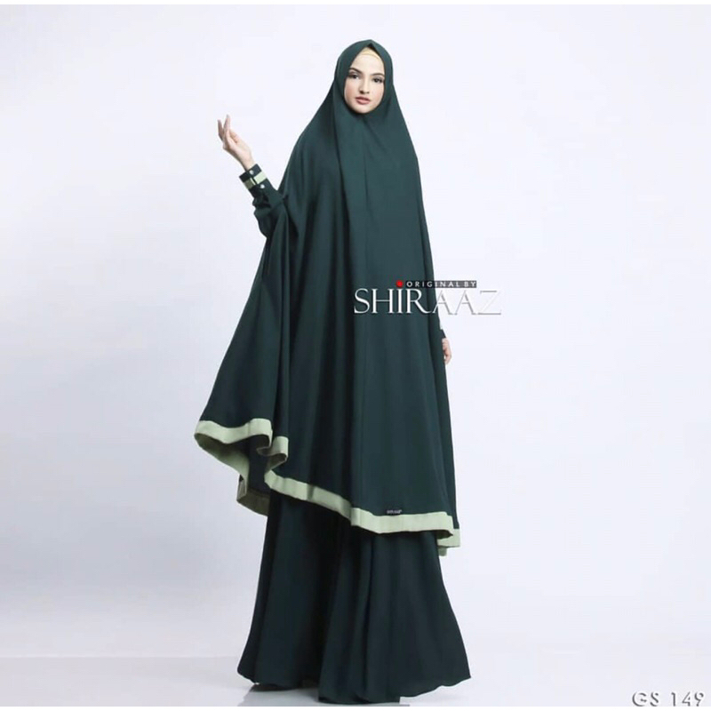 Preloved-Set-gamis-shiraaz(cocokumroh-haji)