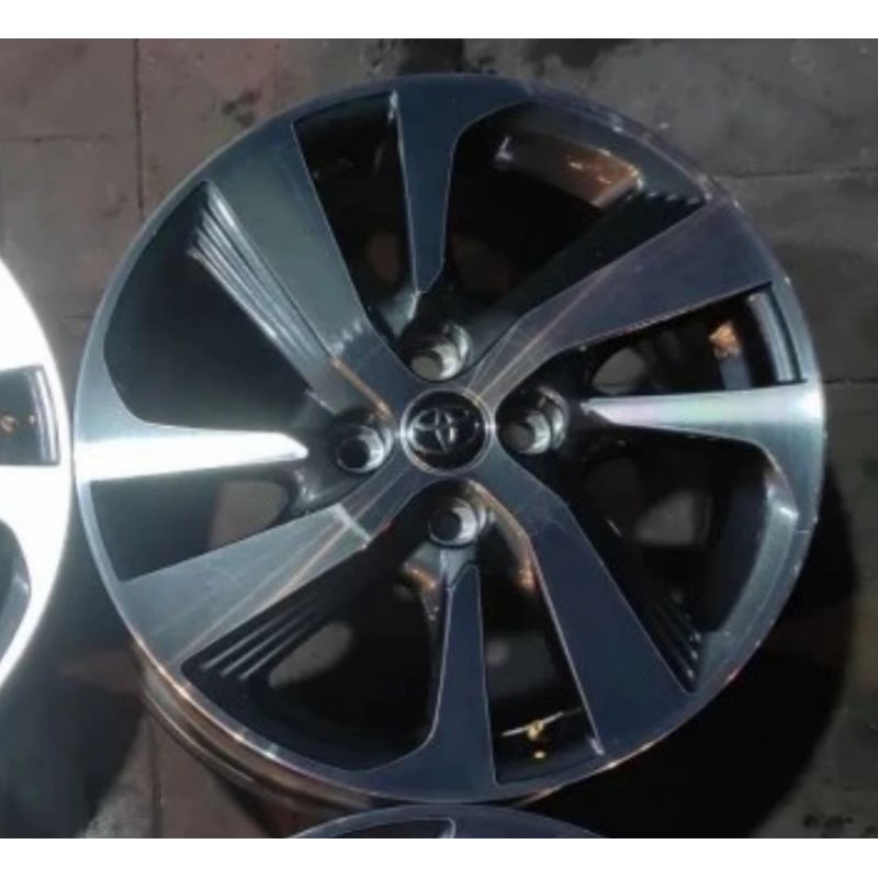 4 Velg R16 PCD 100 original toyota yaris TRD mulus calya sigra agya ayla vios etios altis picanto brio mobilio kia rio