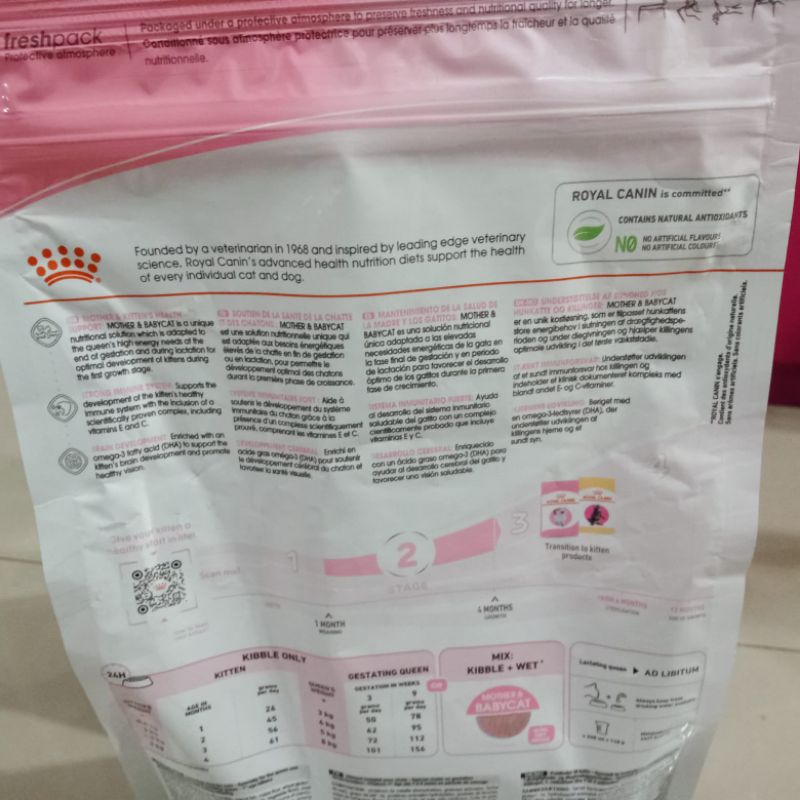 Royal Canin Mother Baby Cat 400kg freshpack | makanan kucing rc baby kitten formula catfood