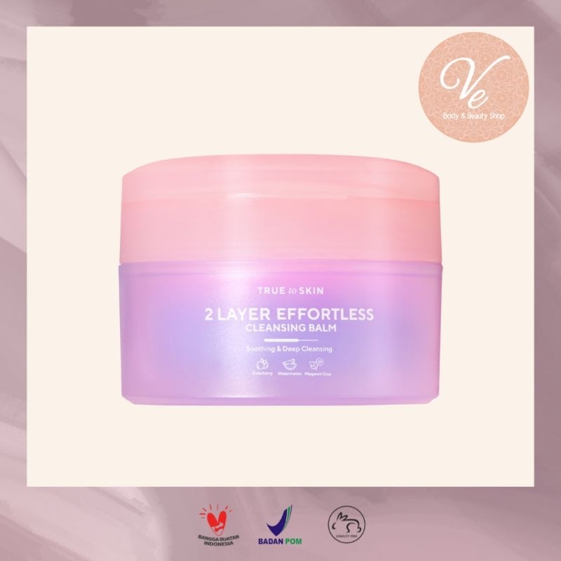 True To Skin x Yupi 2 Layer Effortless Cleansing Balm
