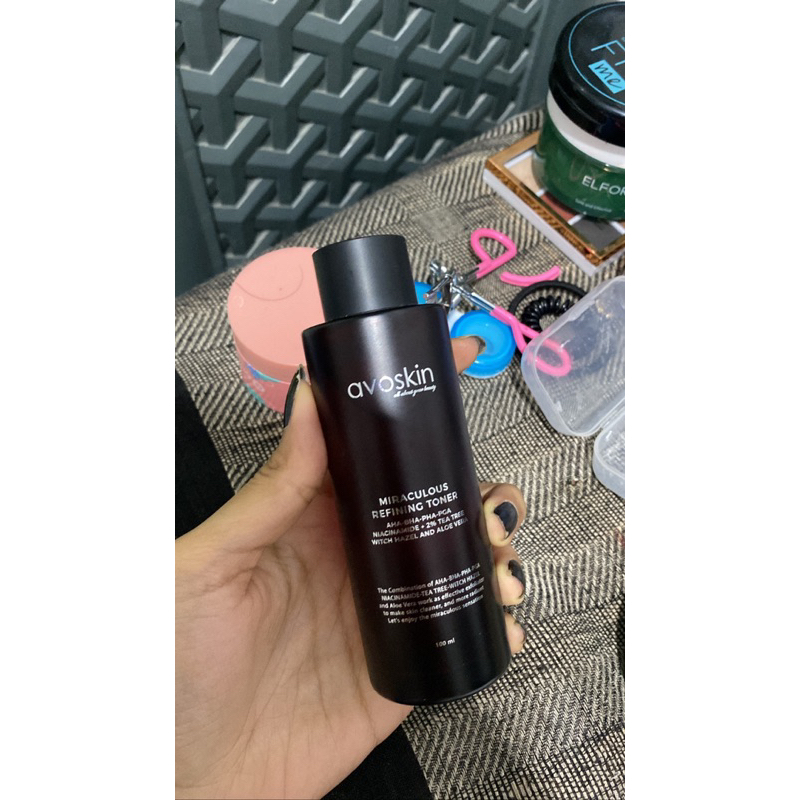 preloved avoskin miraculous refining toner mrt exfo