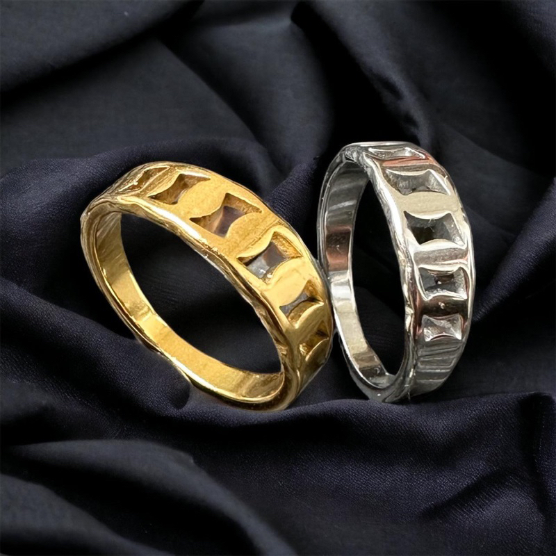 Cincin titanium /Cincin rantai kait rapat