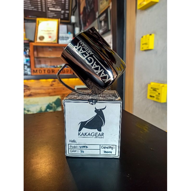 milk jug VIPER 700ml kakagear artisan (hanya ada 1pcs)