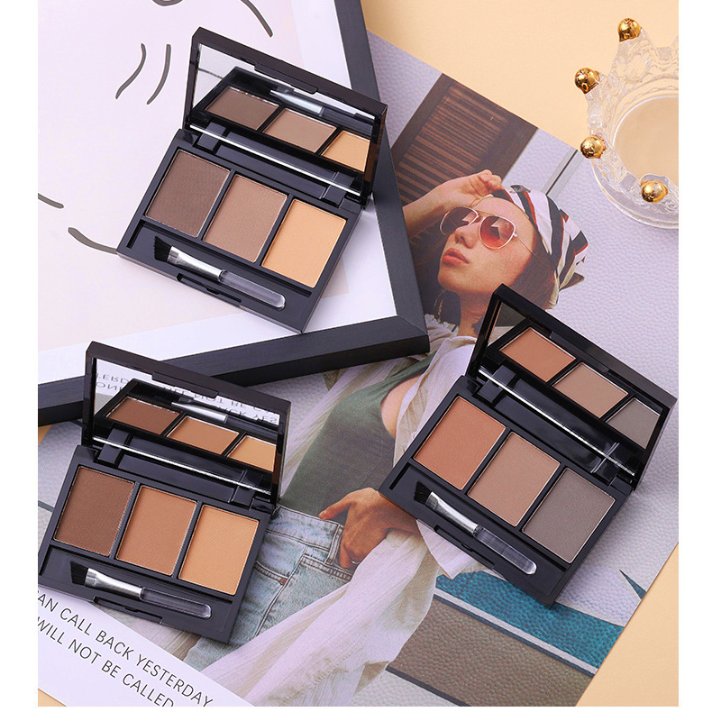 LAMEILA 3 in 1 Color Eyebrow Powder Multi Fungsi Bedak Alis LA224 5228