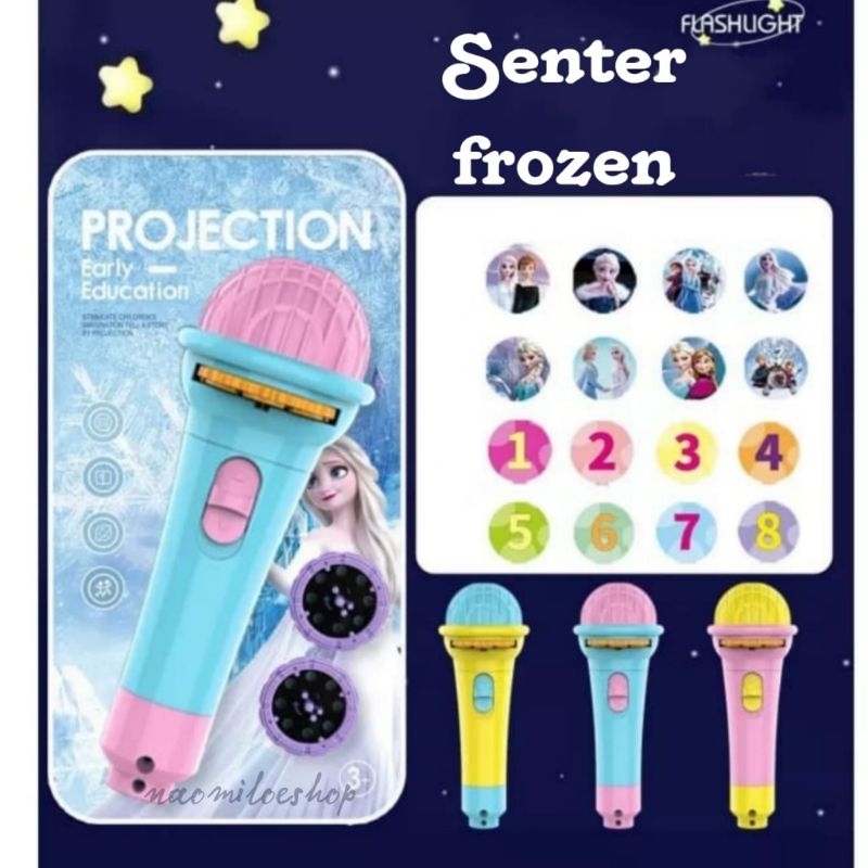 mainan senter flashlight proyektor frozen 16 gambar